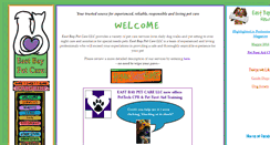 Desktop Screenshot of eastbaypetcare.com