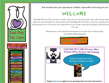 Tablet Screenshot of eastbaypetcare.com